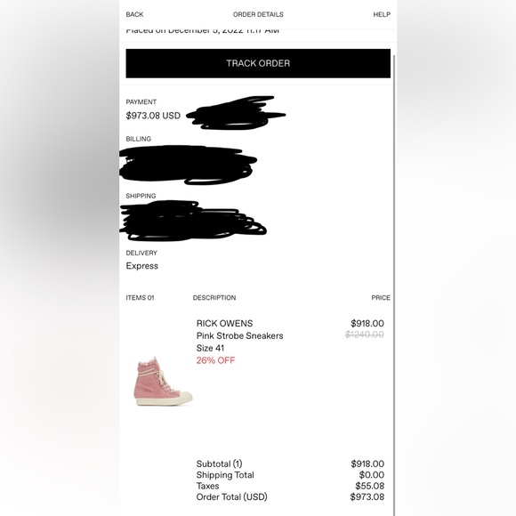 Rick Owen’s pink strobe sneakers - Picture 10 of 10